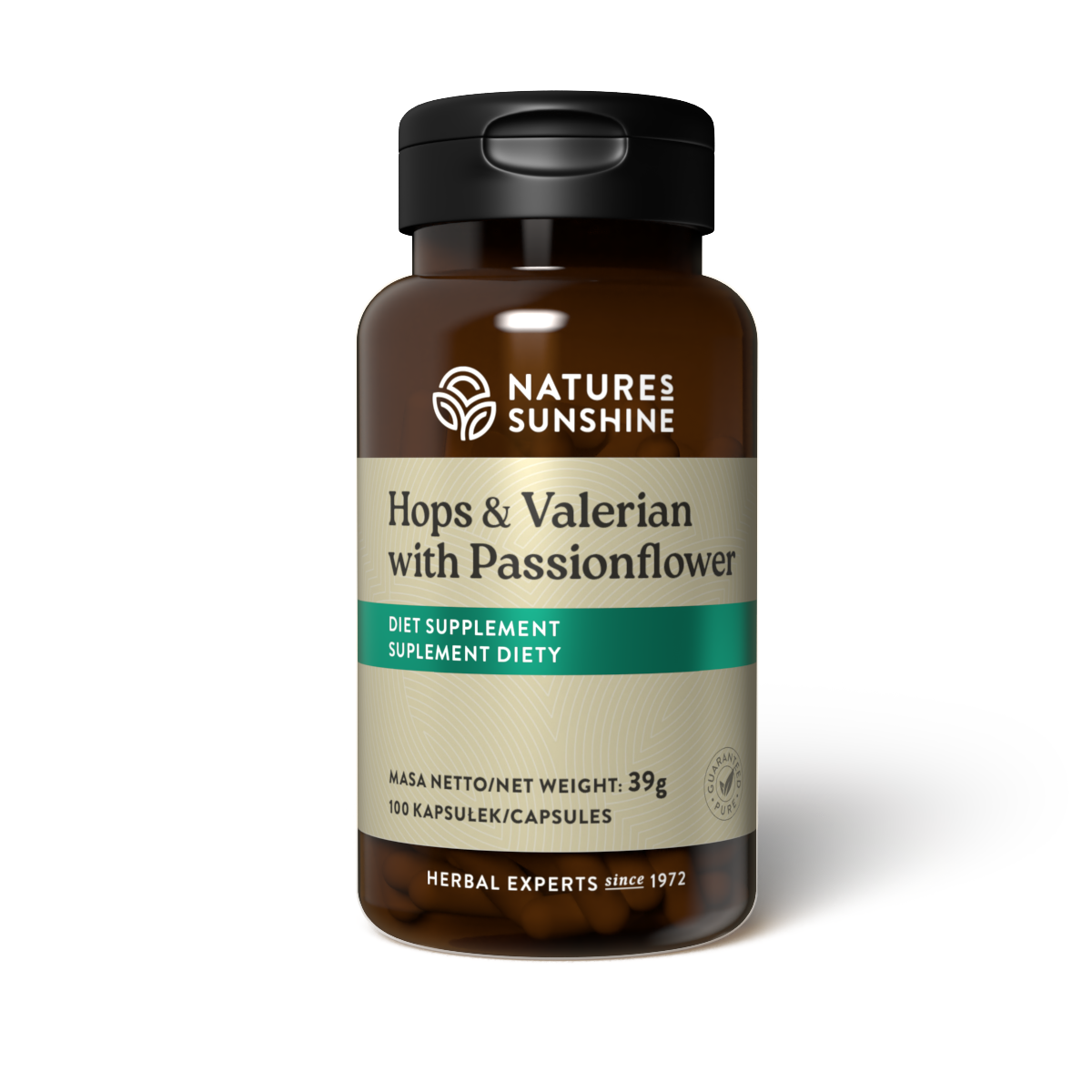Hops and Valerian with Passionflower (100 kaps.)